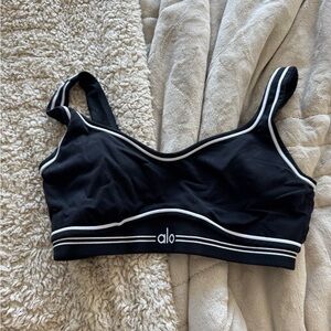 ALO Yoga Black and White Sports Bra